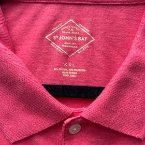 St. John's Bay Vibrant Pink Polo Shirt - XXL